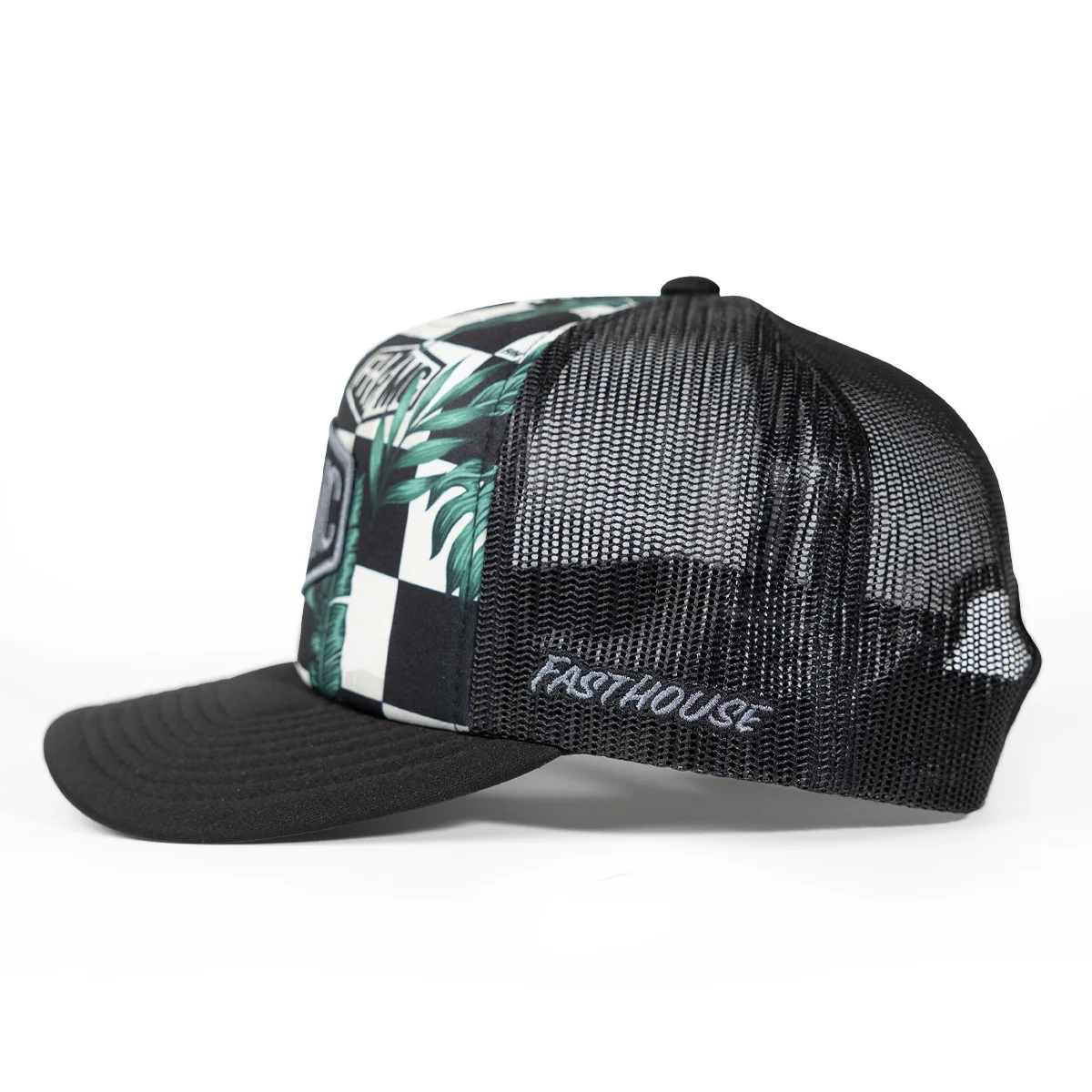 GORRO FAST HOUSE POOLSIDE Negro/Blanco - Imagen 2