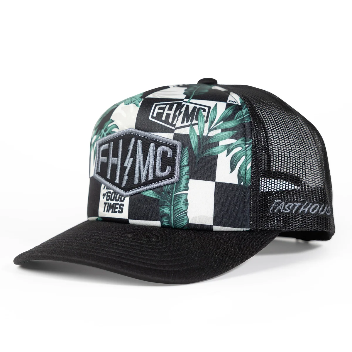 GORRO FAST HOUSE POOLSIDE Negro/Blanco